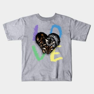 All You Need is Love. And Kitties. Kids T-Shirt